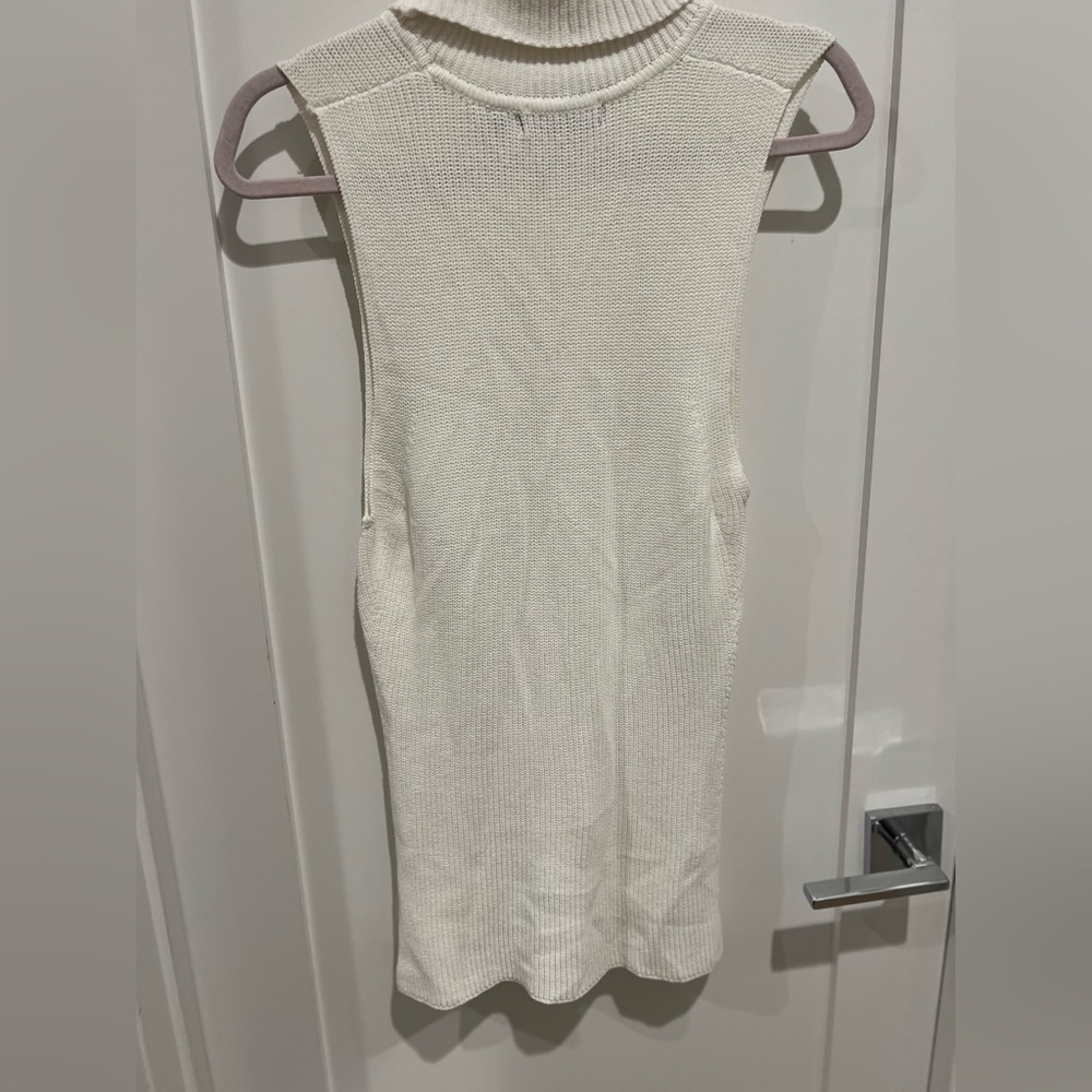 Highline Turtleneck Sweater Vest Casual Ribbed Knit Sweaters size S - Picture 5 of 5